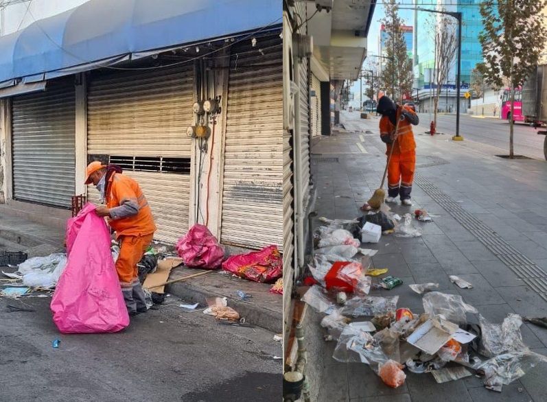 Recolectan en dos semanas más de 400 toneladas de basura en el centro de Monterrey