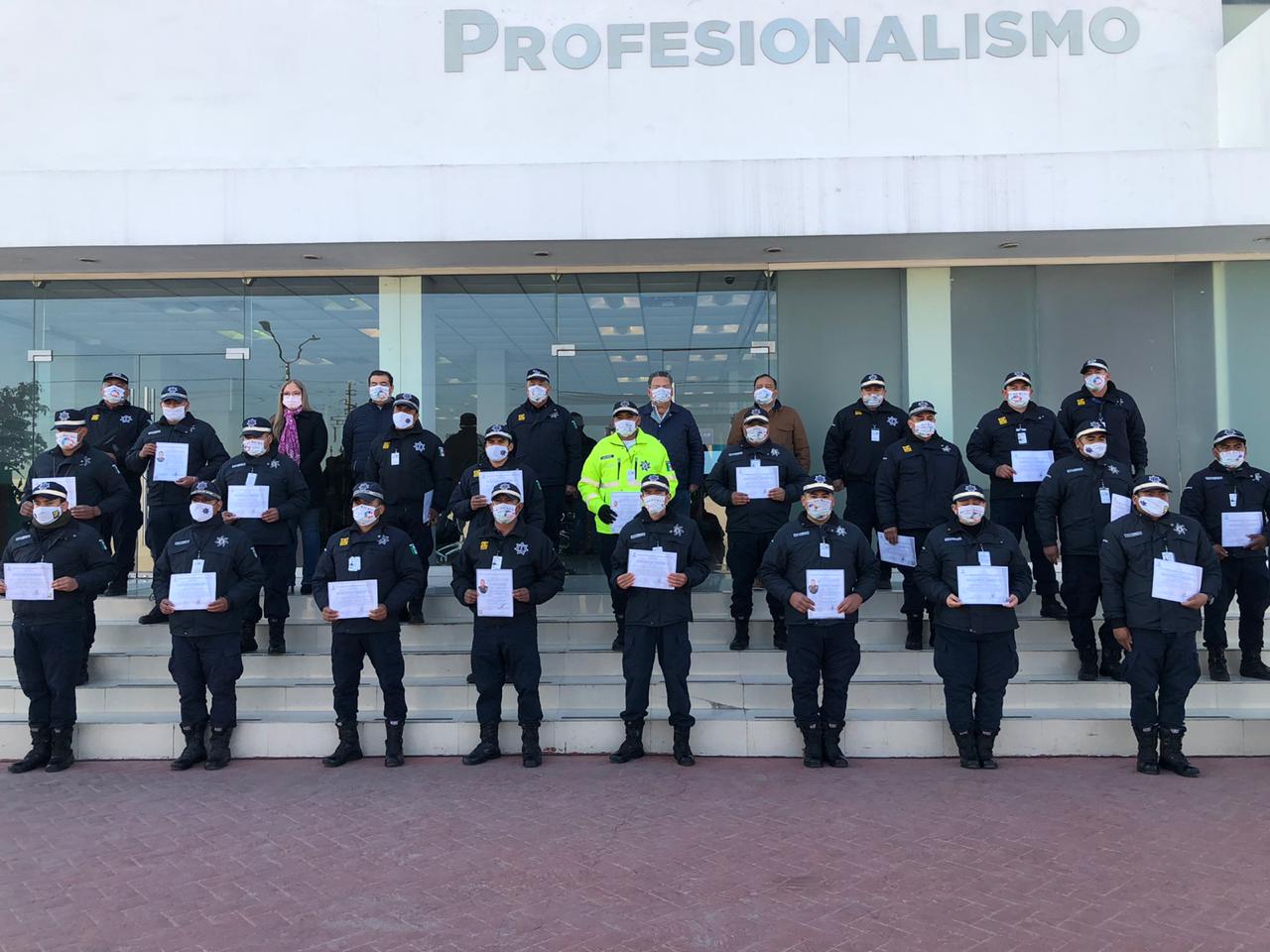 Conmemoran Día Internacional del Policía en Escobedo