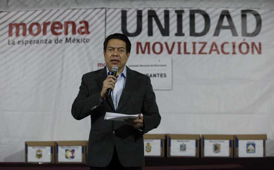 En Morena no se lucha por cargos: Delgado a aspirantes que cuestionan encuestas