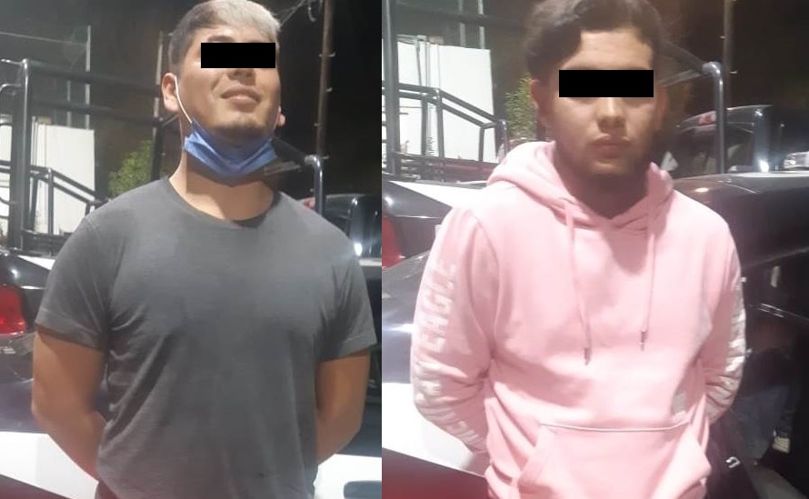 Detienen a dos jóvenes tras discutir en el Centro de Monterrey