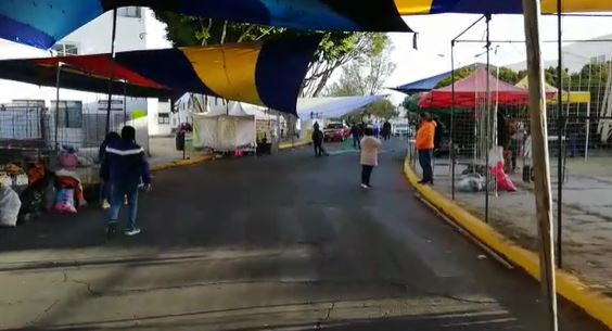 Instalados comerciantes del tianguis de 'La Margarita'