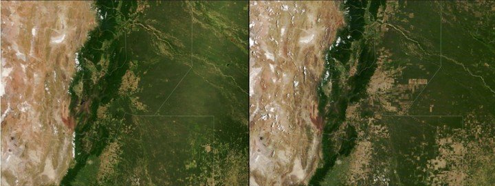 La NASA publica TREMENDAS fotografías de la Tierra antes y después del CAMBIO CLIMÁTICO