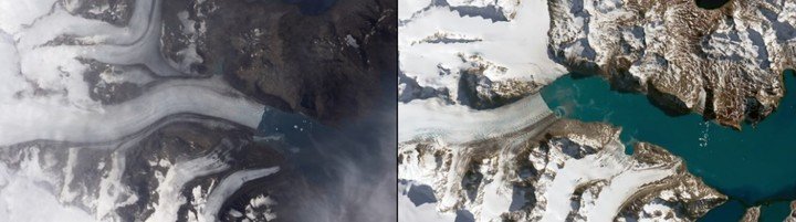 La NASA publica TREMENDAS fotografías de la Tierra antes y después del CAMBIO CLIMÁTICO
