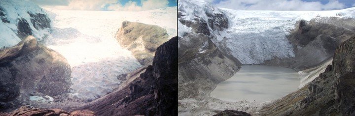 La NASA publica TREMENDAS fotografías de la Tierra antes y después del CAMBIO CLIMÁTICO