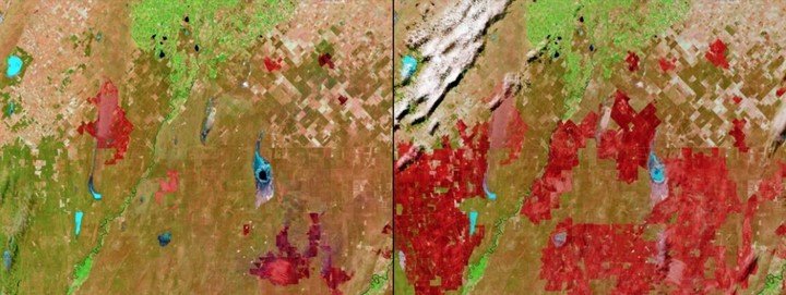 La NASA publica TREMENDAS fotografías de la Tierra antes y después del CAMBIO CLIMÁTICO
