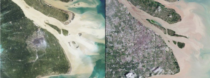 La NASA publica TREMENDAS fotografías de la Tierra antes y después del CAMBIO CLIMÁTICO