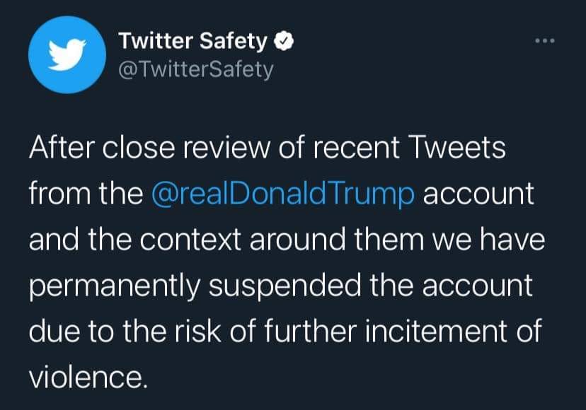 Twitter suspende cuentas de Donald Trump y Paty Navidad