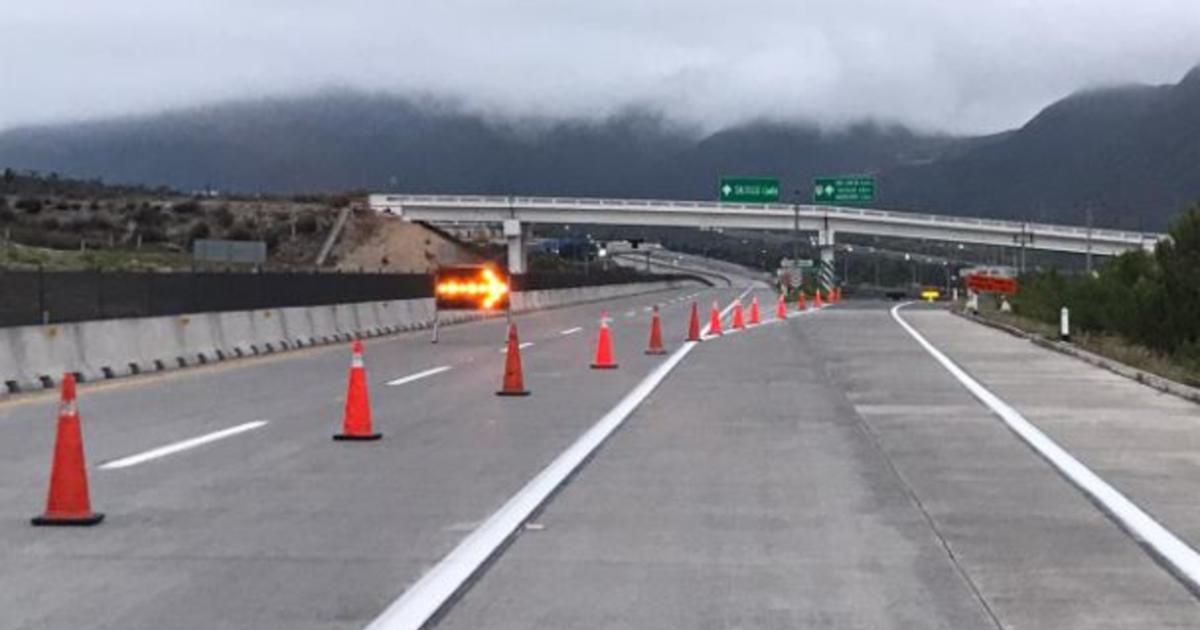 Cierran tramo de la autopista Saltillo-Monterrey
