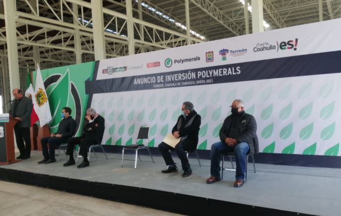 Anuncian construcción de empresa Polymerals en Parque Industrial Pyme