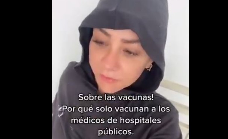 Diputada causa polémica en redes, dice que médicos privados pueden esperar por vacuna anti COVID-19