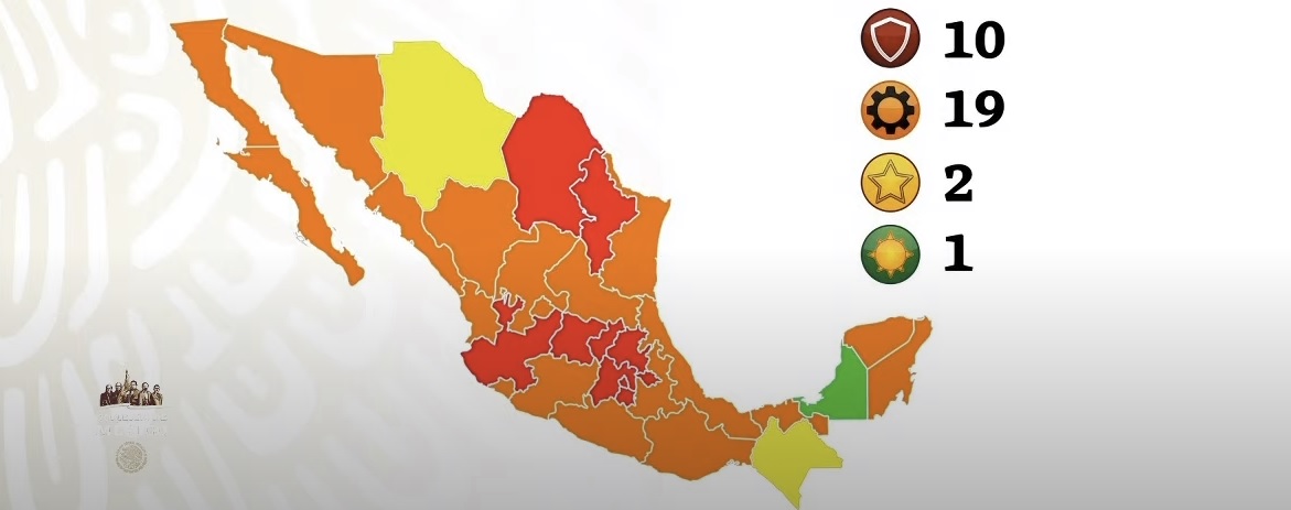 Nuevo León y 9 entidades más, en máximo riesgo por Covid-19