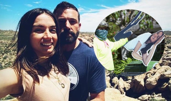 Tras ruptura, foto tamaño real de Ana de Armas termina en el bote de basura de Ben Affleck