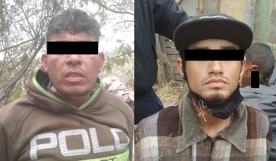 Detienen a dos hombres con dosis de droga en la colonia Andrés Caballero