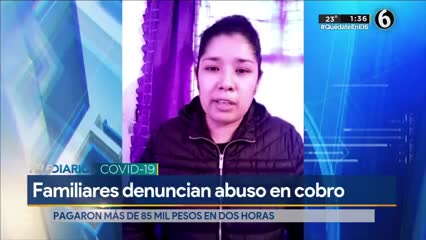 Telediario noticia Autoridades del hospital privado señalaron que informaron a la familia de todos los costos por la atención médica del paciente
