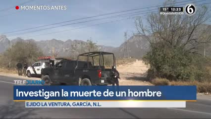 Telediario noticia El cuerpo fue localizado en un camino que conecta con la avenida Lincoln, el cual presentaba manchas de sangre.  