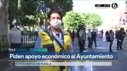 Telediario noticia Los afectados señalaron que desde hace más de 10 meses que no han podido trabajar debido a la pandemia.