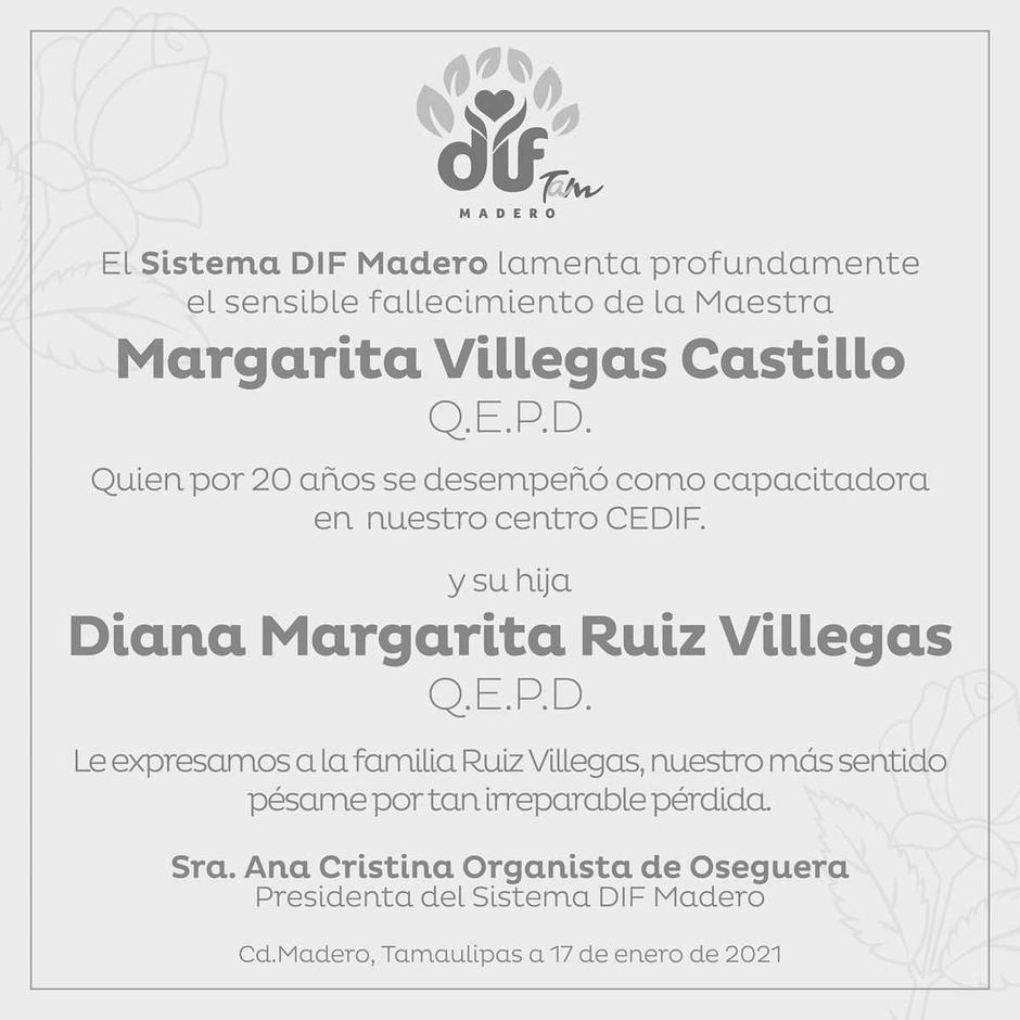 Mueren madre e hija el mismo día por COVID-19