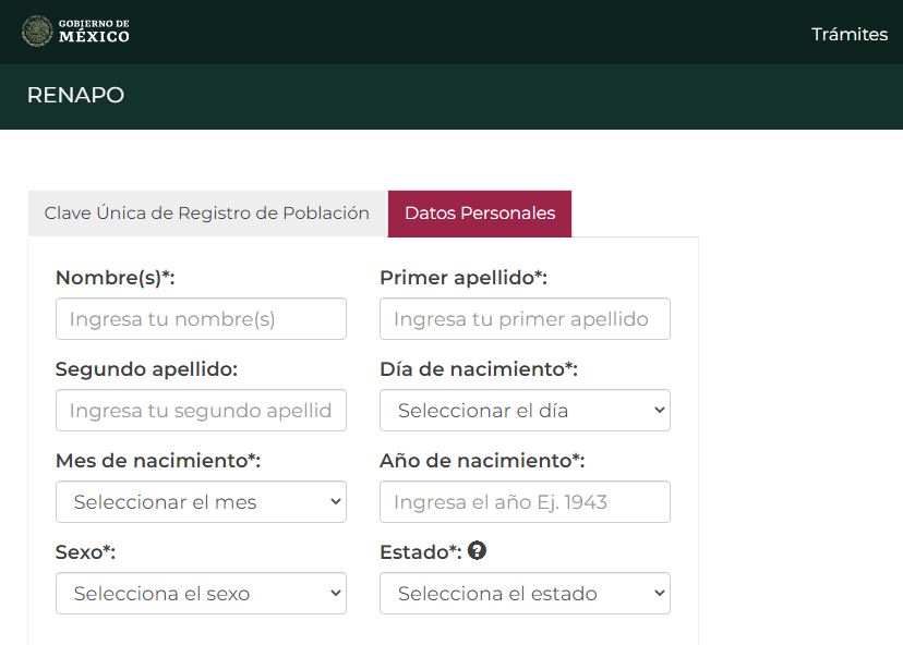 CURP. Cómo consultarlo paso a paso