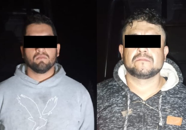 Detienen a dos presuntos huachicoleros en García