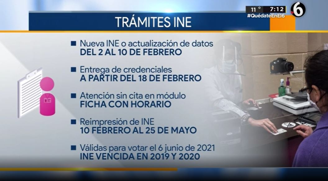 Módulo del INE con largas filas de poblanos