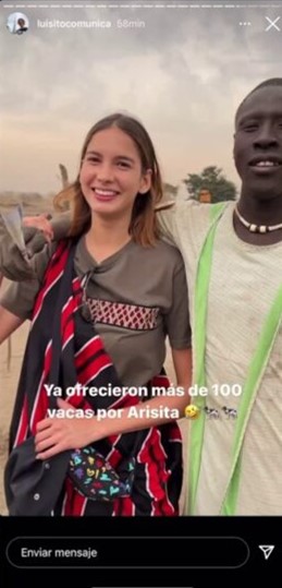 ‘Ofrecieron más de 100 vacas por Arisita’; el comentario racista y machista de Luisito Comunica