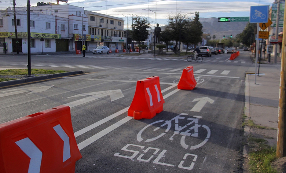 Ciclovía en calzada Colón ha otorgado buenos resultados: Movilidad Urbana de Torreón