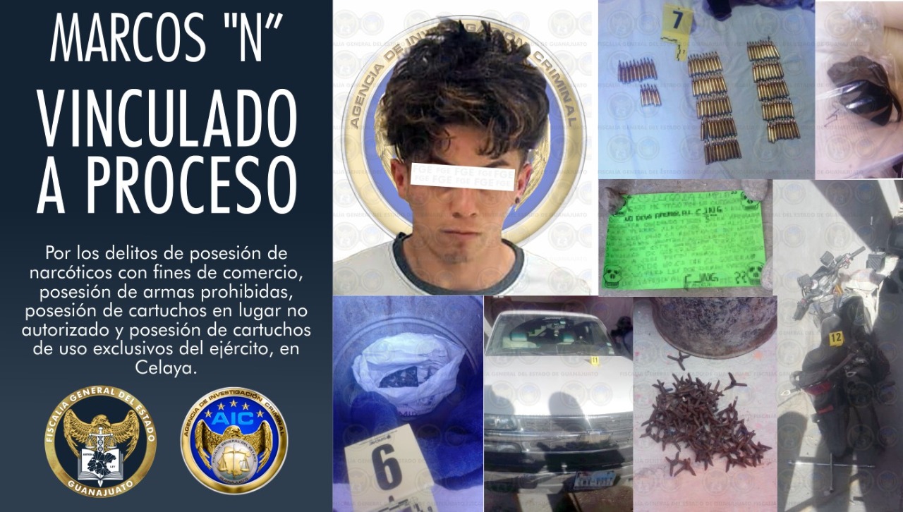 Capturan a presunto vendedor de estupefacientes en Celaya
