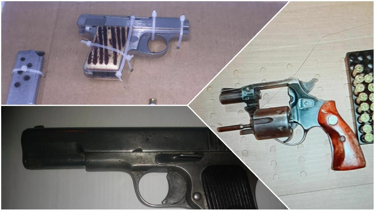 Aseguran tres armas de fuego en calles de León; detienen a tres