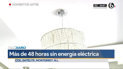 Reportan falta de energía eléctrica por más de 48 en colonias de Monterrey y San Nicolás 