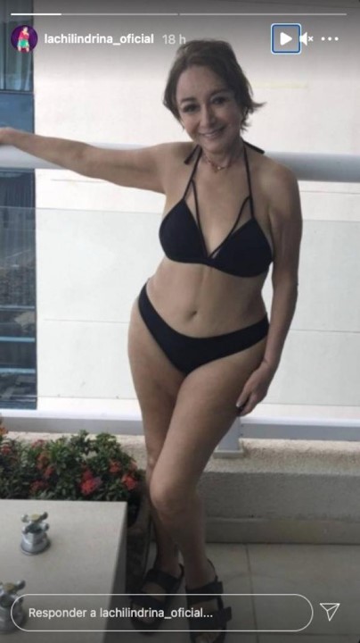 A sus 70 años, ‘La Chilindrina’ posa en atrevido bikini (FOTO)