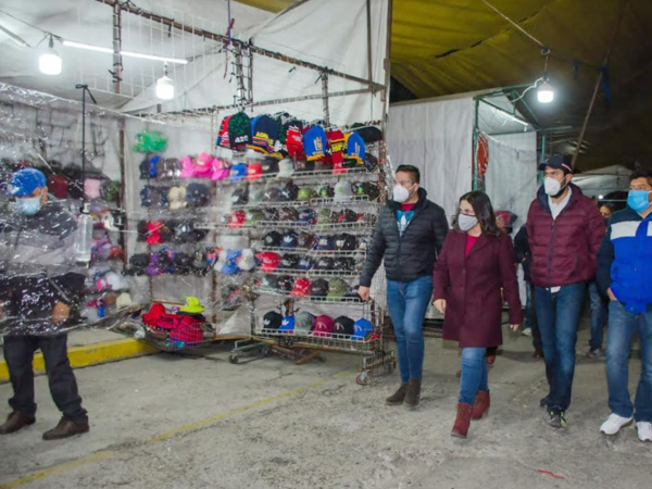 Reinician actividades en el tianguis de Texmelucan 