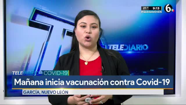 Mañana inicia la vacunación para adultos mayores en García 