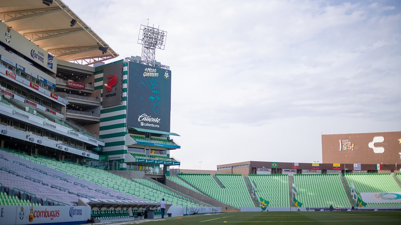 Santos Laguna espera las indicaciones del Gobierno Estatal para abrir su Estadio