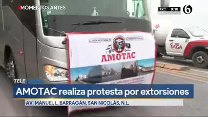 Alianza Mexicana de Organización de Transportistas realiza protesta en Área Metropolitana 