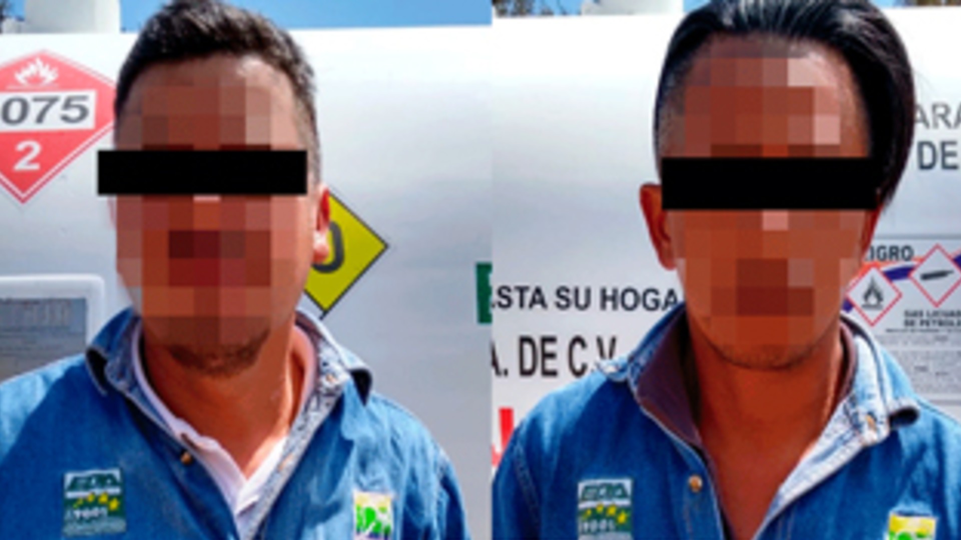 Aseguran a dos sujetos por robo de gas LP en Calpulalpan