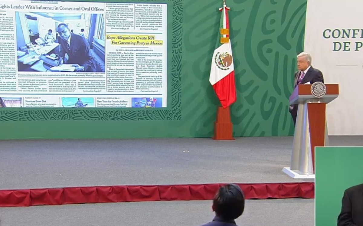 AMLO critica al New York Times por calumniar a Félix Salgado Macedonio