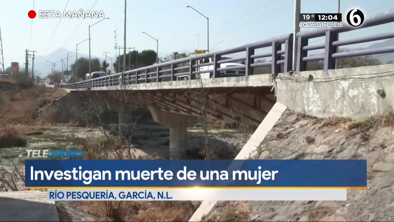 Encuentran muerta a una mujer en el lecho del río Pesquería  