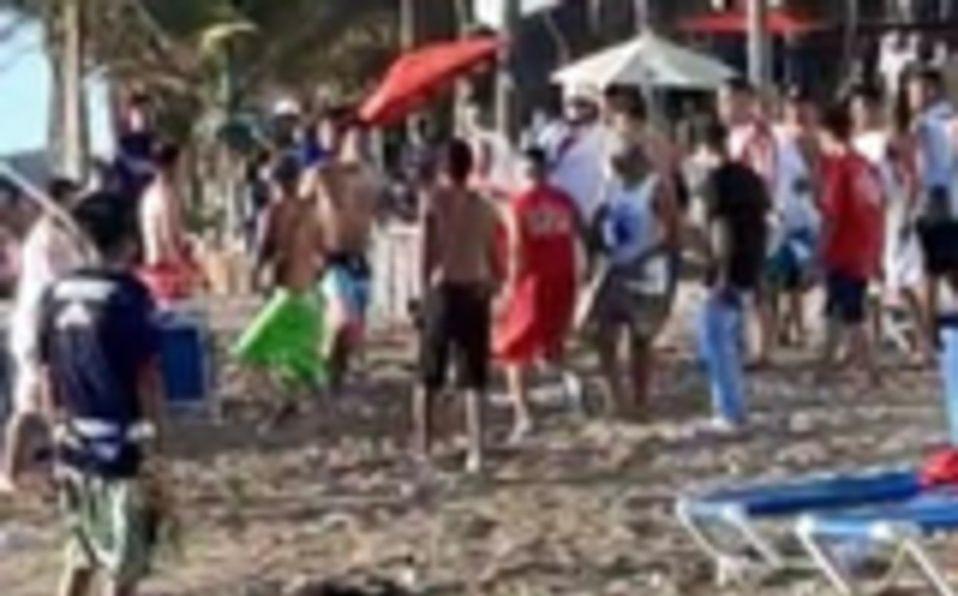 Aficionados de Chivas se agarran a golpes en Mazatlán [VIDEO]
