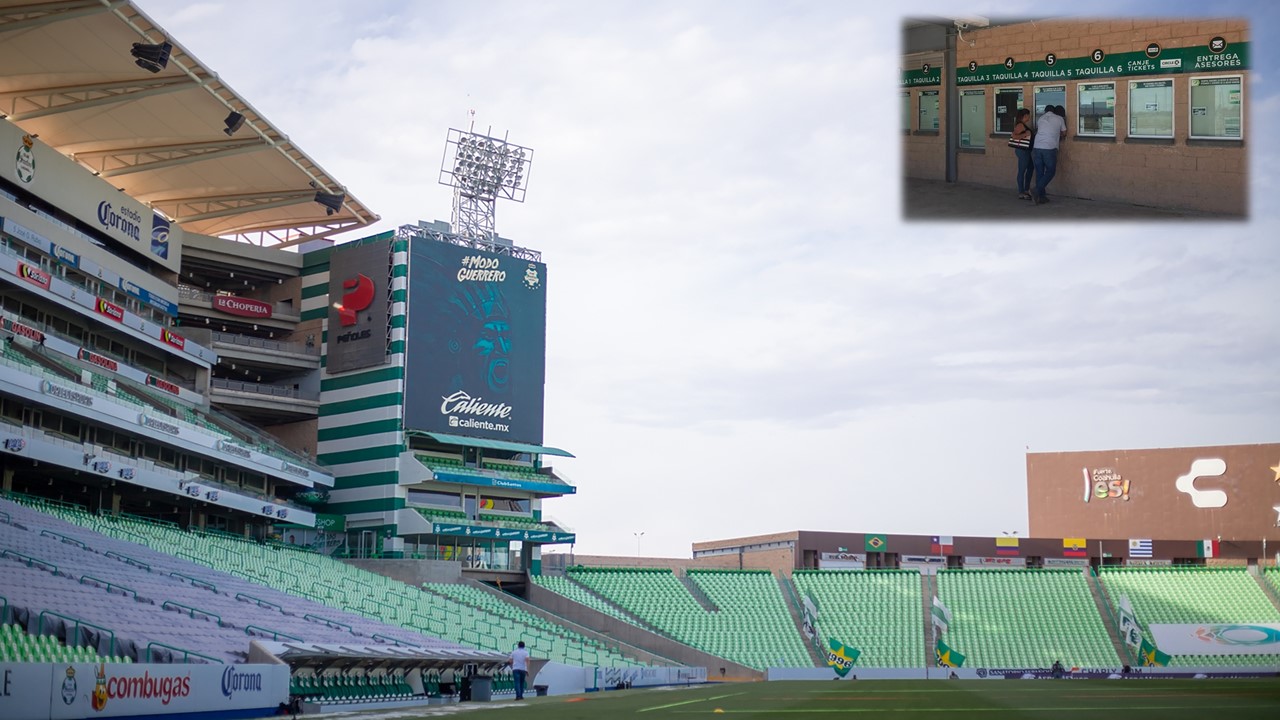 Santos Laguna tendrá venta de boletos electrónicos hasta la hora del partido