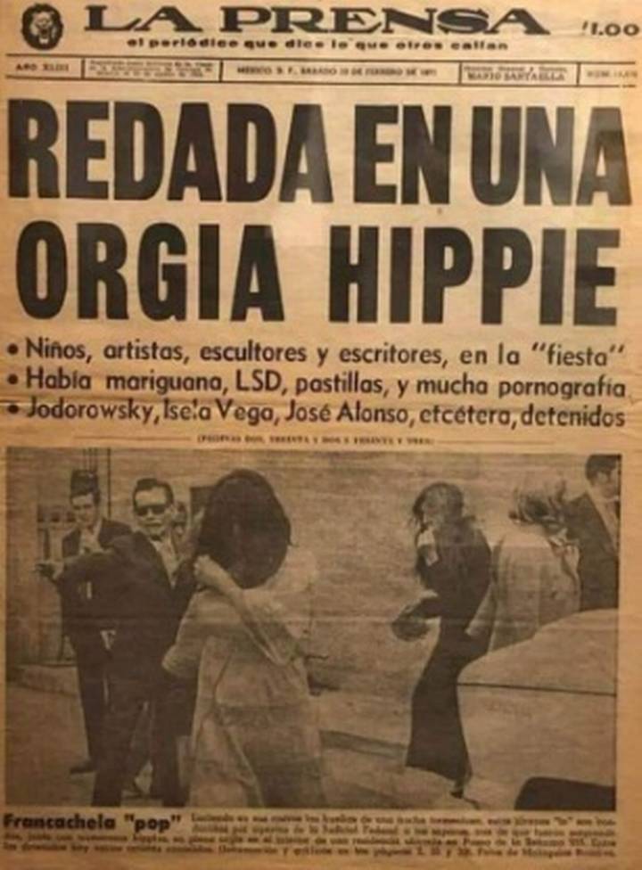 Recuerdan la vez que detuvieron a Isela Vega en “una orgía hippie”