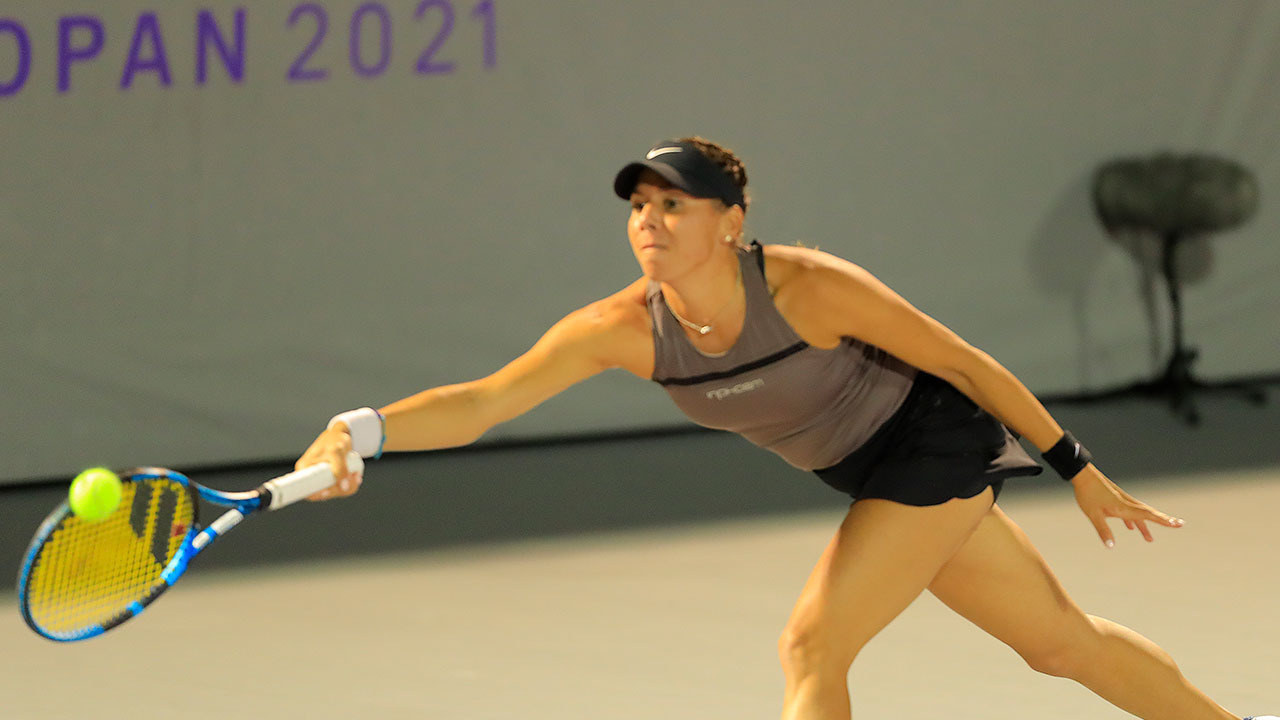 Giuliana Olmos se despide en su debut del Abierto de Zapopan
