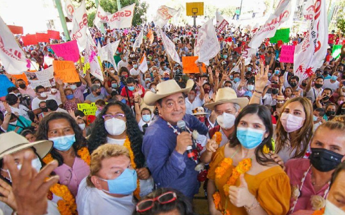 Simpatizantes de Félix Salgado Macedonio alistan manifestación ante el Tribunal Electoral en la CDMX