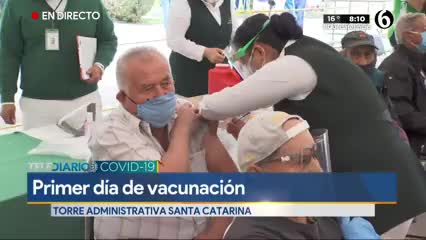 Inicia vacunación contra Covid-19 en Santa Catarina