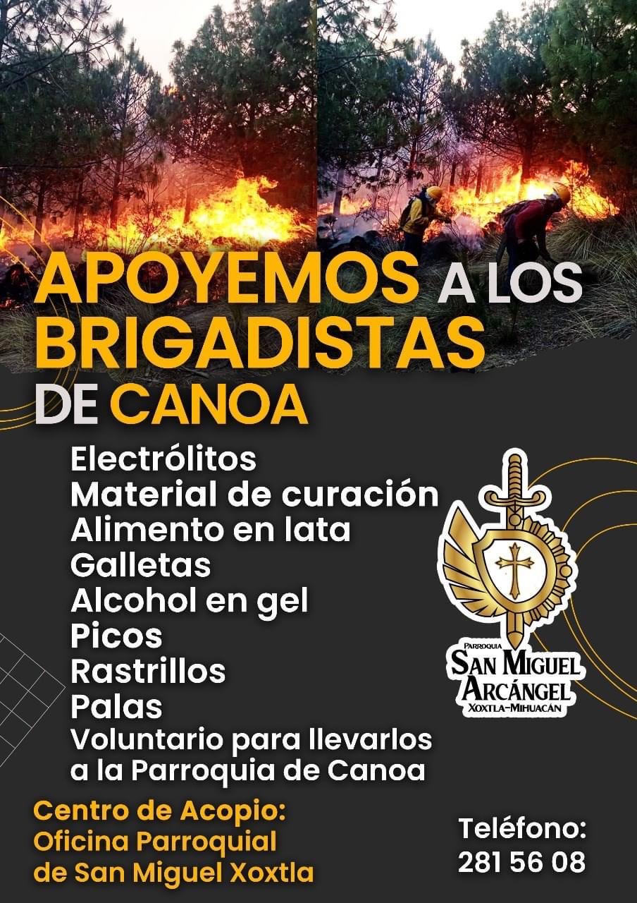 Brigadistas piden apoyo para sofocar el fuego en La Malinche