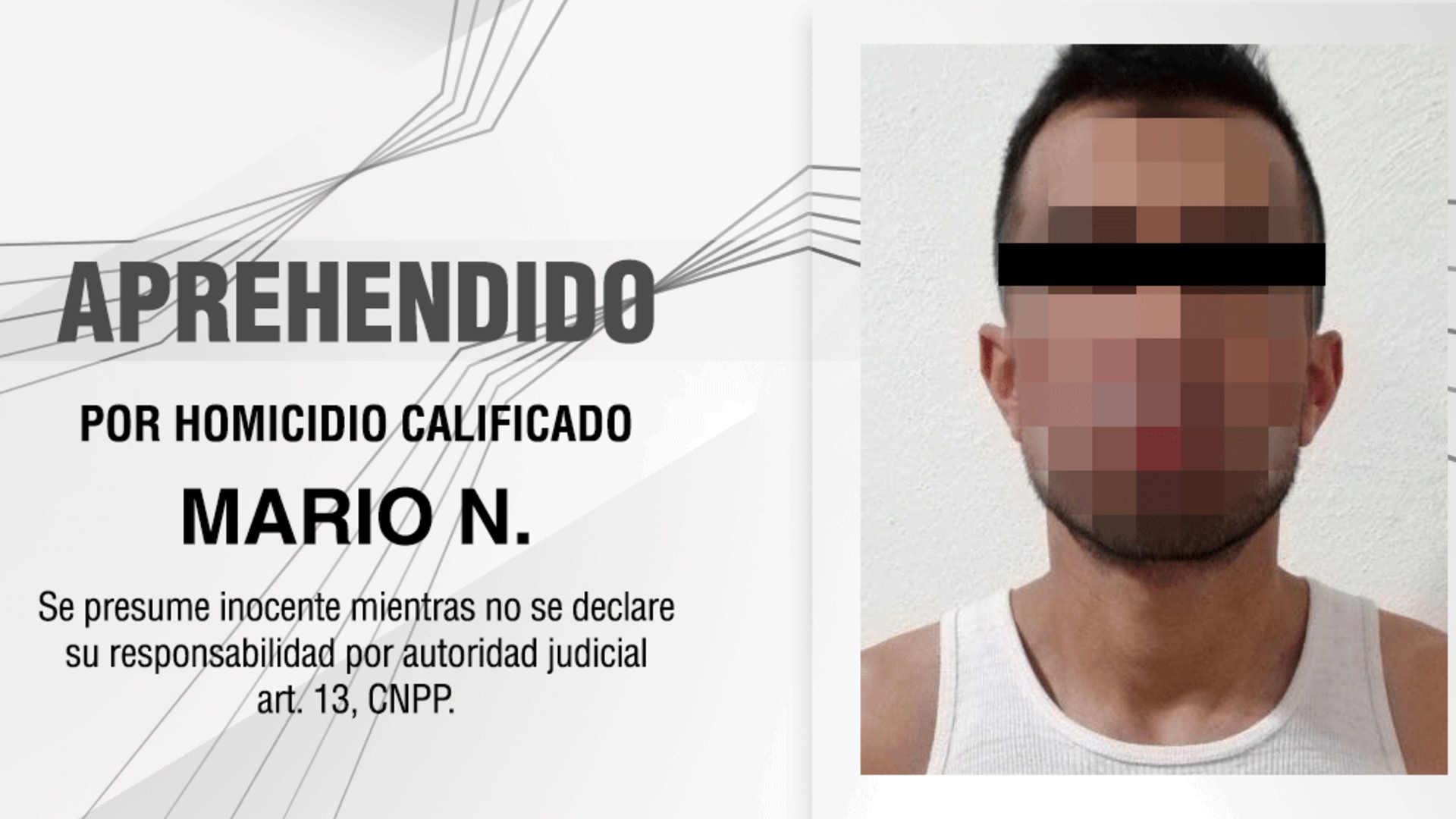 Envían a la cárcel a homicida de policía municipal de Apizaco