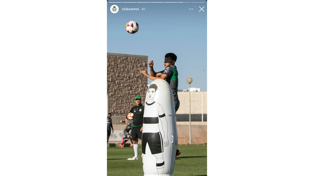 Edgar Games regresó a los entrenamientos con Santos Laguna 