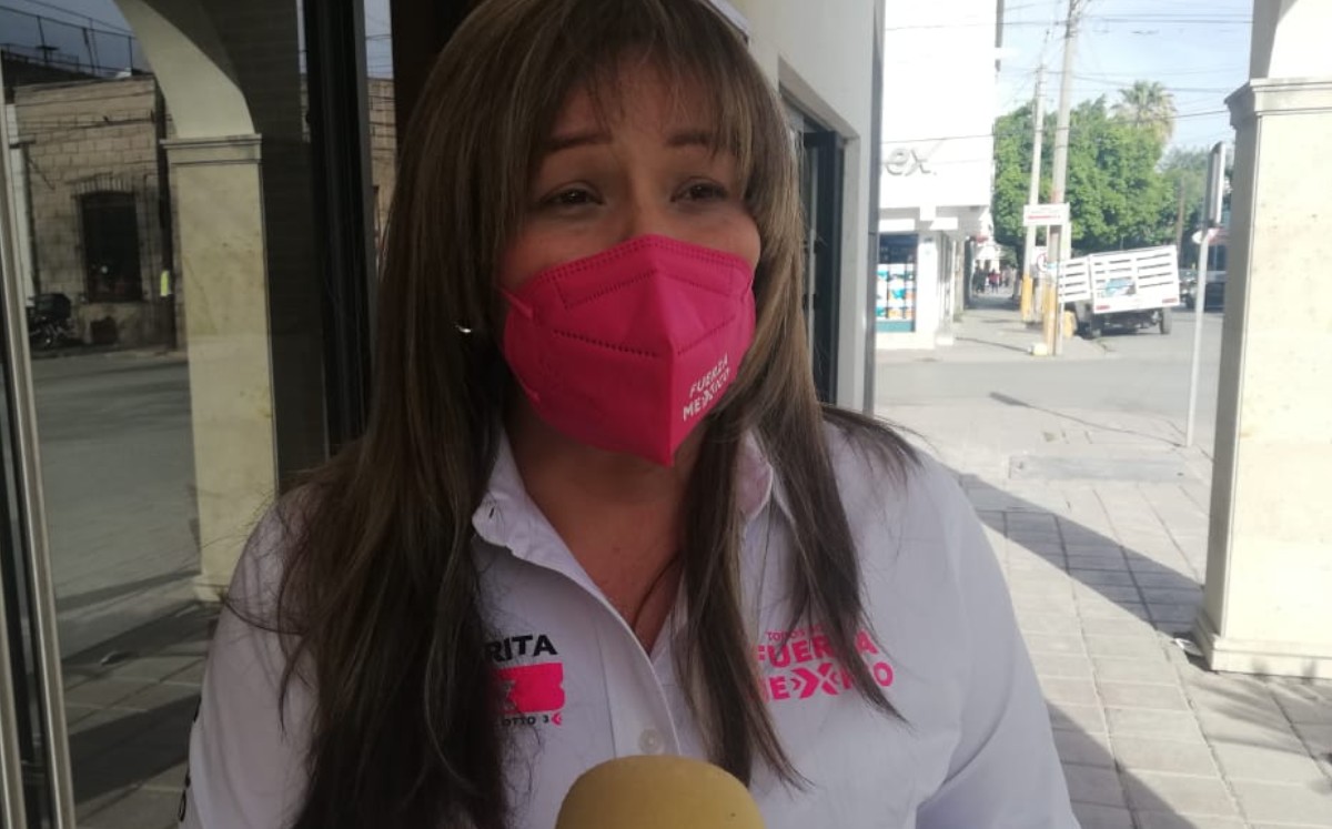 Margarita Díaz candidata a diputada federal visitó Lerdo