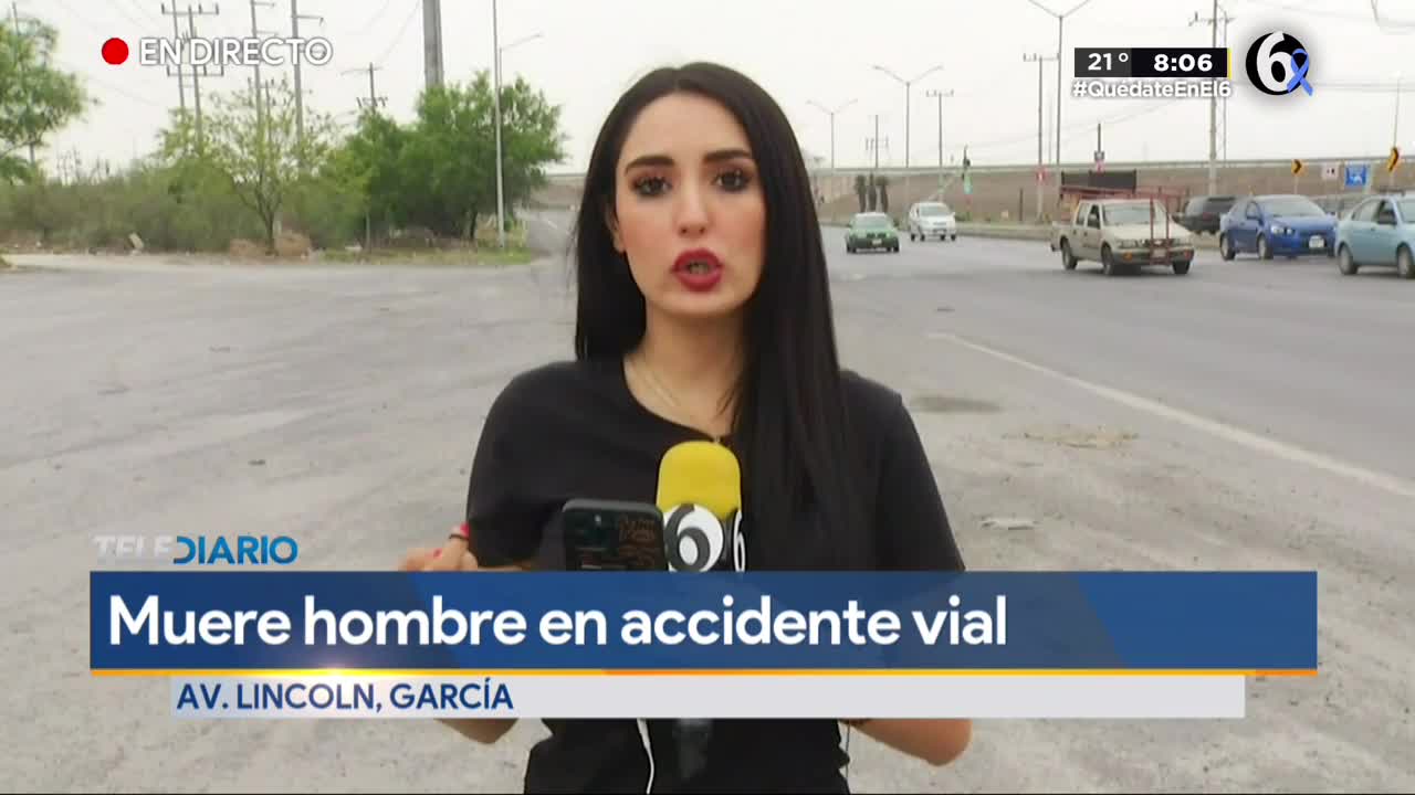 Telediario noticia El vehículo fue reportado como robado en la colonia Valle de Lincoln horas antes del accidente.  