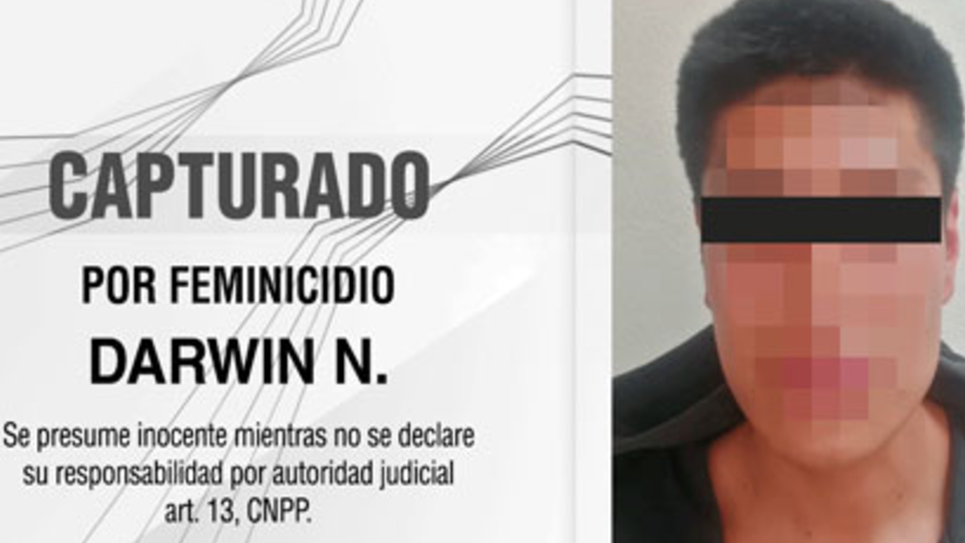 Detienen a presunto responsable de feminicidio en Panotla