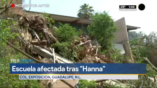 Permanecen daños en primaria de Guadalupe tras paso de ‘Hanna’